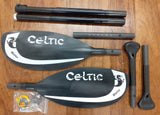 Mania 7 Piece Paddle - RED or GREEN Blades