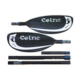 Mania Pack Rafting Paddle  - Nylon Polymer - Red Blades