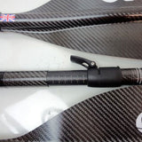 Pro Power 4 Piece Pack rafting Paddle - Carbon Composite Blades and Shaft