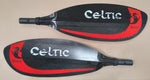 Quest Packrafting Paddle - 4 Piece - Straight Carbon shaft - Nylon Leverlok