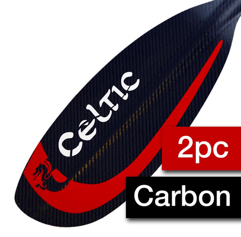 Sea Touring - 2pc Carbon Shaft Paddle - Narrow